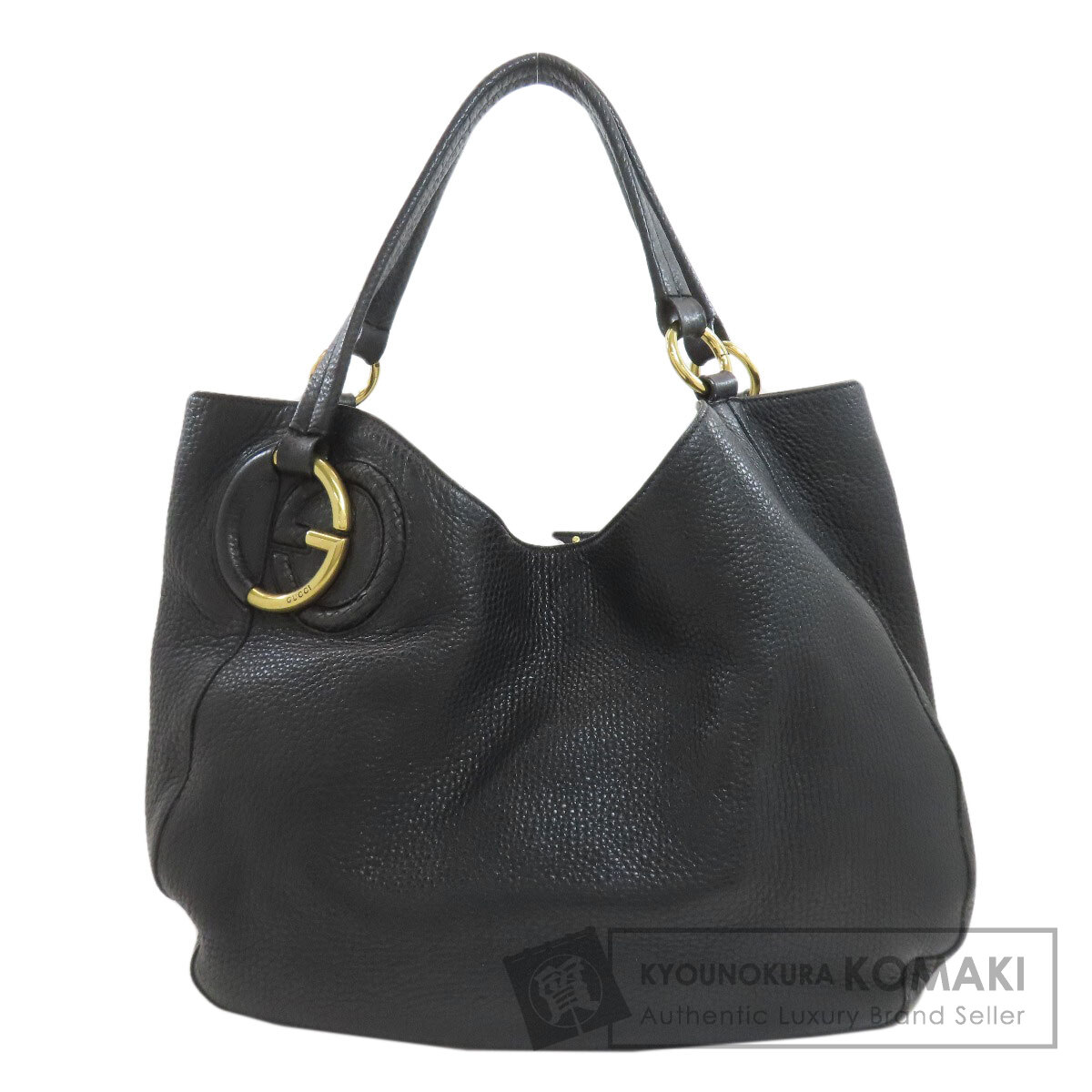 グッチ 309531 インターロッキングG トートバッグ なめし革 レディース 【中古】【GUCCI】