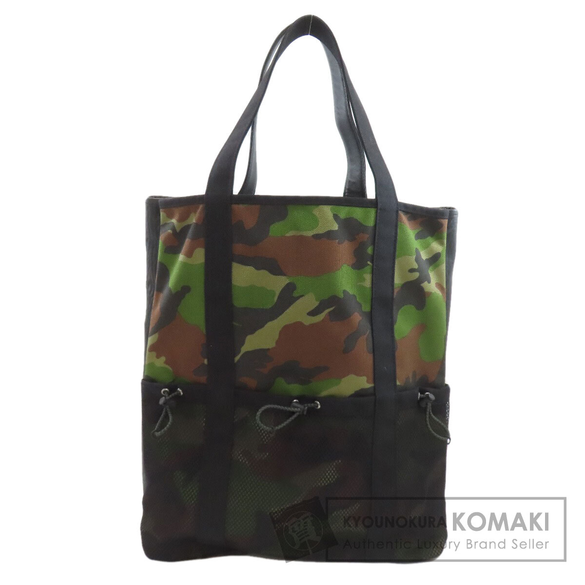 エムシーエム 化けの皮柄 トートバッグ 帆布/なめし革 レディース 【中古】【MCM】