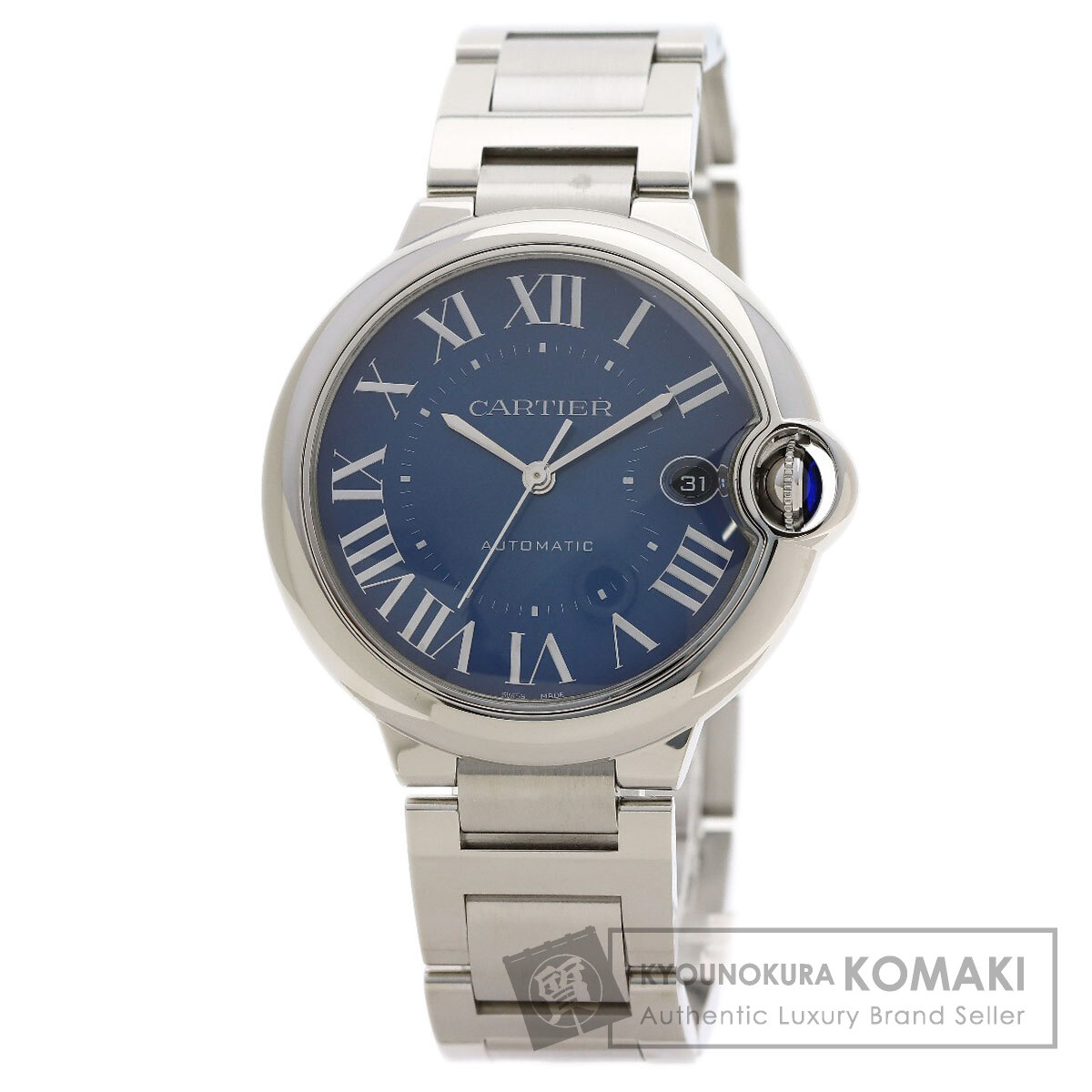 カルティエ WSBB0061 バロン ブルー ドゥ カルティエ 40mm 腕時計 ステンレススチール/SS メンズ 【中古】【CARTIER】|ブランド京の蔵小牧【最安挑戦!】