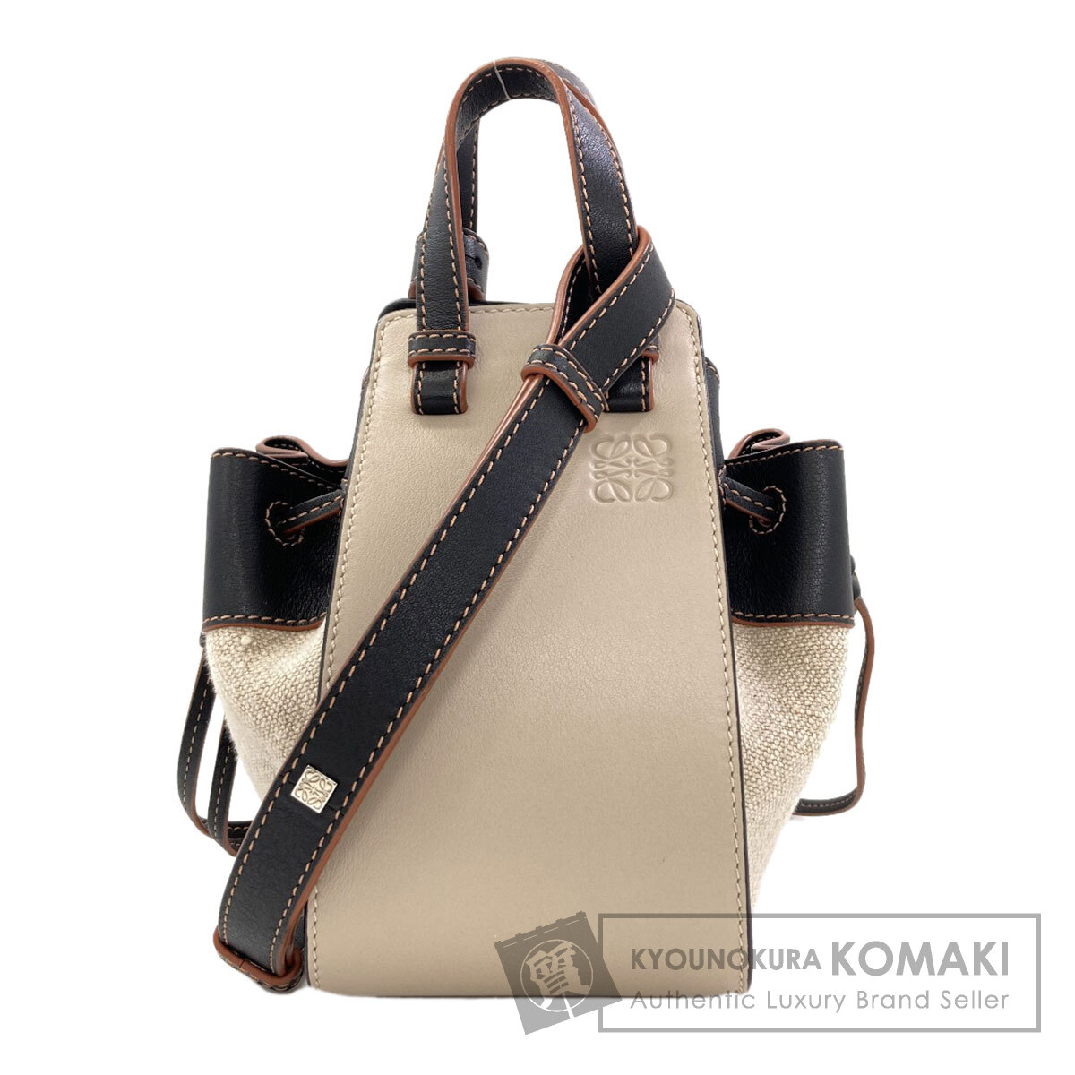 ロエベ ハンモック ミニ 2WAY ハンドバッグ カーフ レディース 【中古】【LOEWE】|ブランド京の蔵小牧【最安挑戦!】