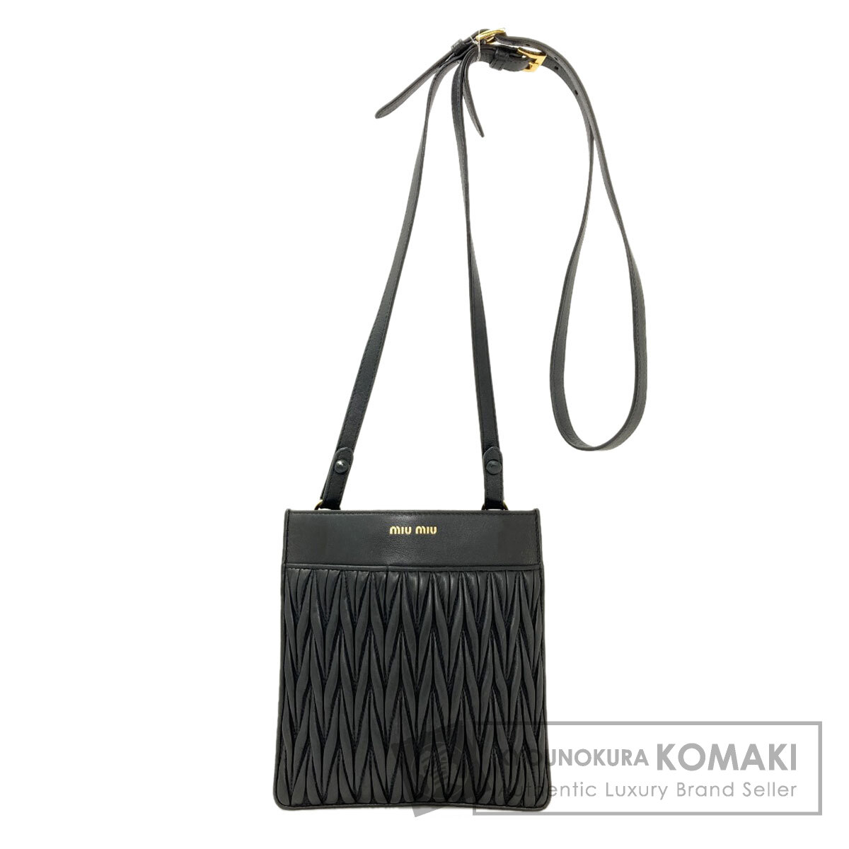 ミュウミュウ マテラッセ ショルダーバッグ なめし革 レディース 【中古】【MIUMIU】