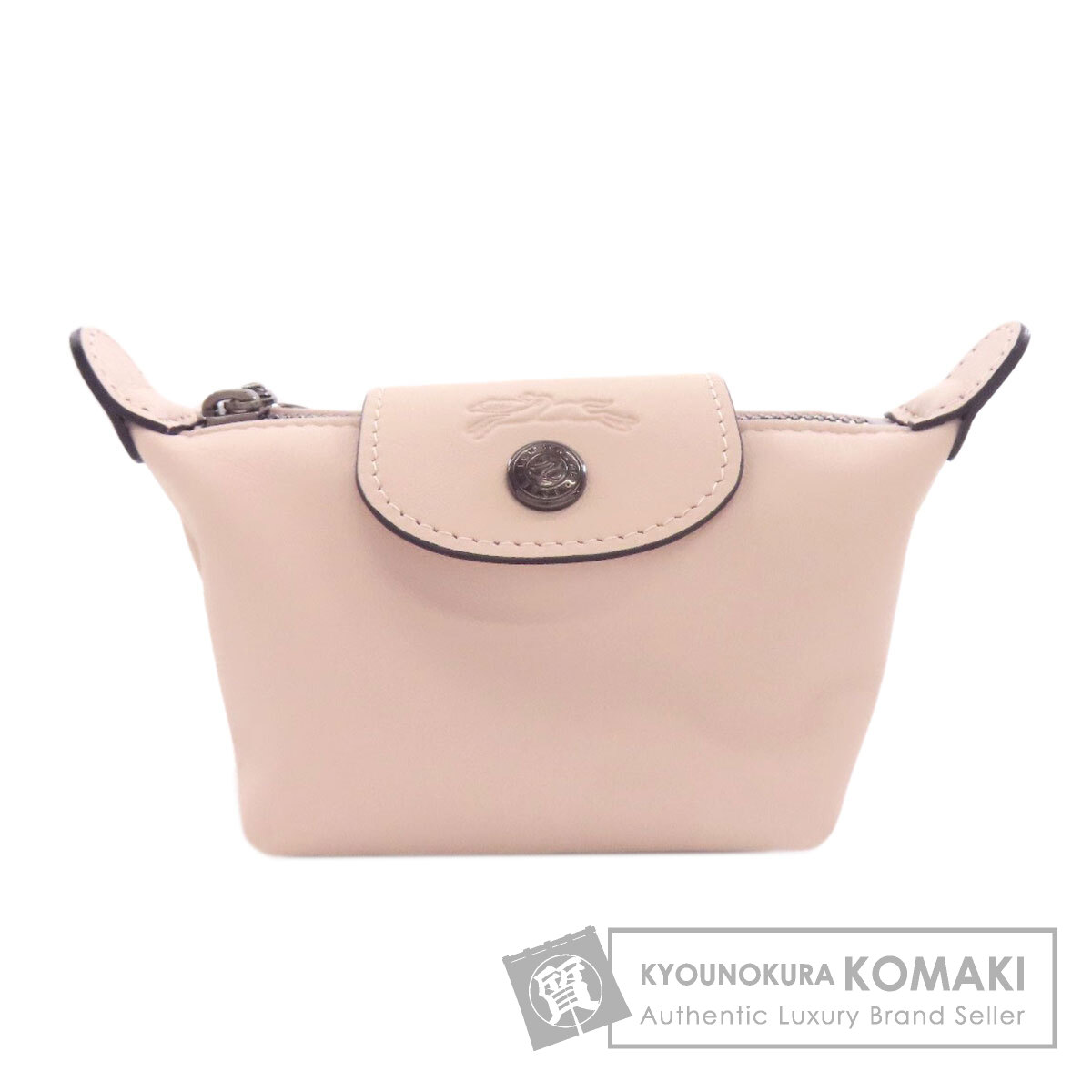 ロンシャン ル・プリアージュ コインケース なめし革 レディース 【中古】【Longchamp】