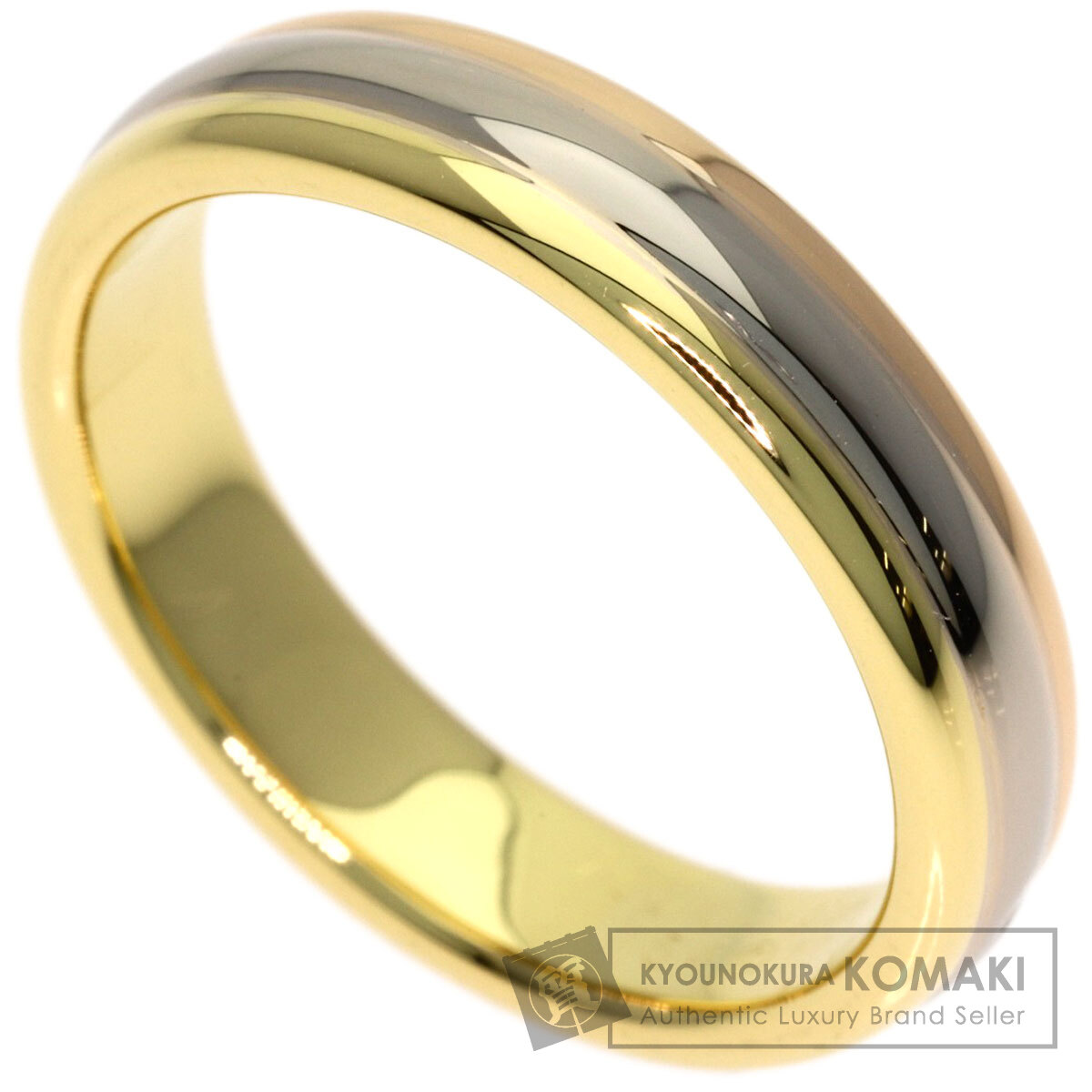 【サマーセール Specialcoupon対象商品 7/24～7/29 】カルティエ 3カラー #54 リング・指輪 K18イエローゴールド/K18PG/K18WG レディース 【中古】【CARTIER】｜ブランド京の蔵小牧【最安挑戦！】