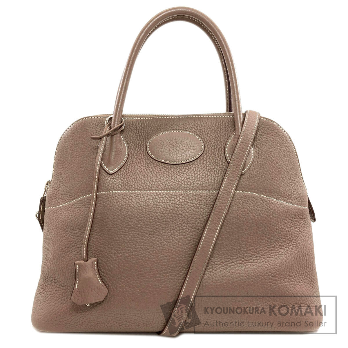 エルメス ボリード31 エトープ しろがね色金具 ハンドバック トリヨン レディース 【中古】【HERMES】