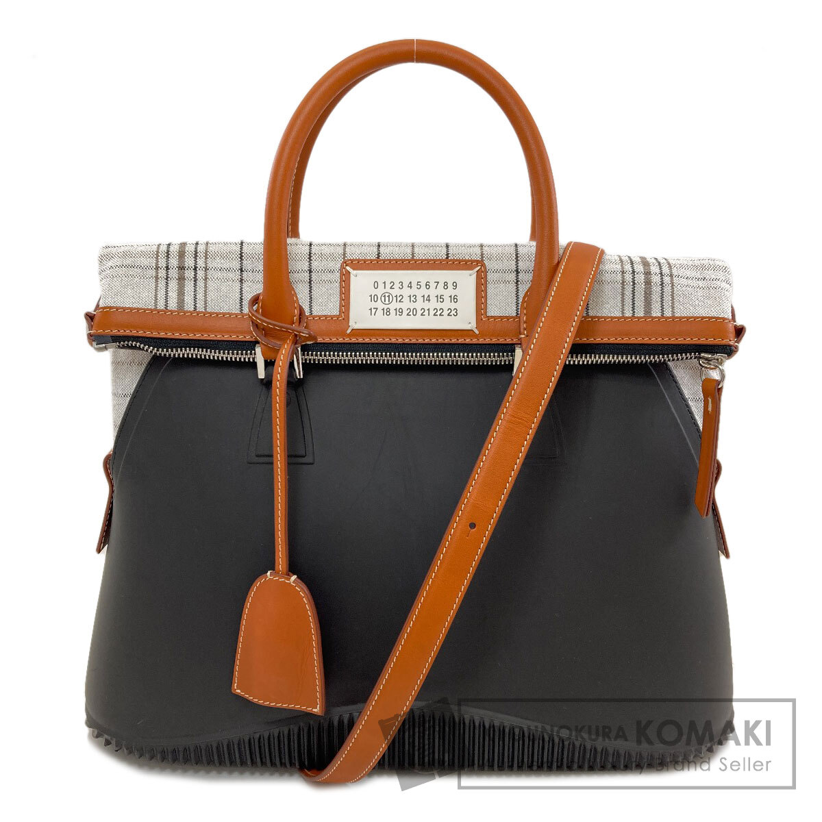 メゾン・マルジェラ 5AC 2WAY ハンドバッグ ラバー/キャンバス レディース 【中古】【MaisonMargiela】｜ブランド京の蔵小牧【最安挑戦！】