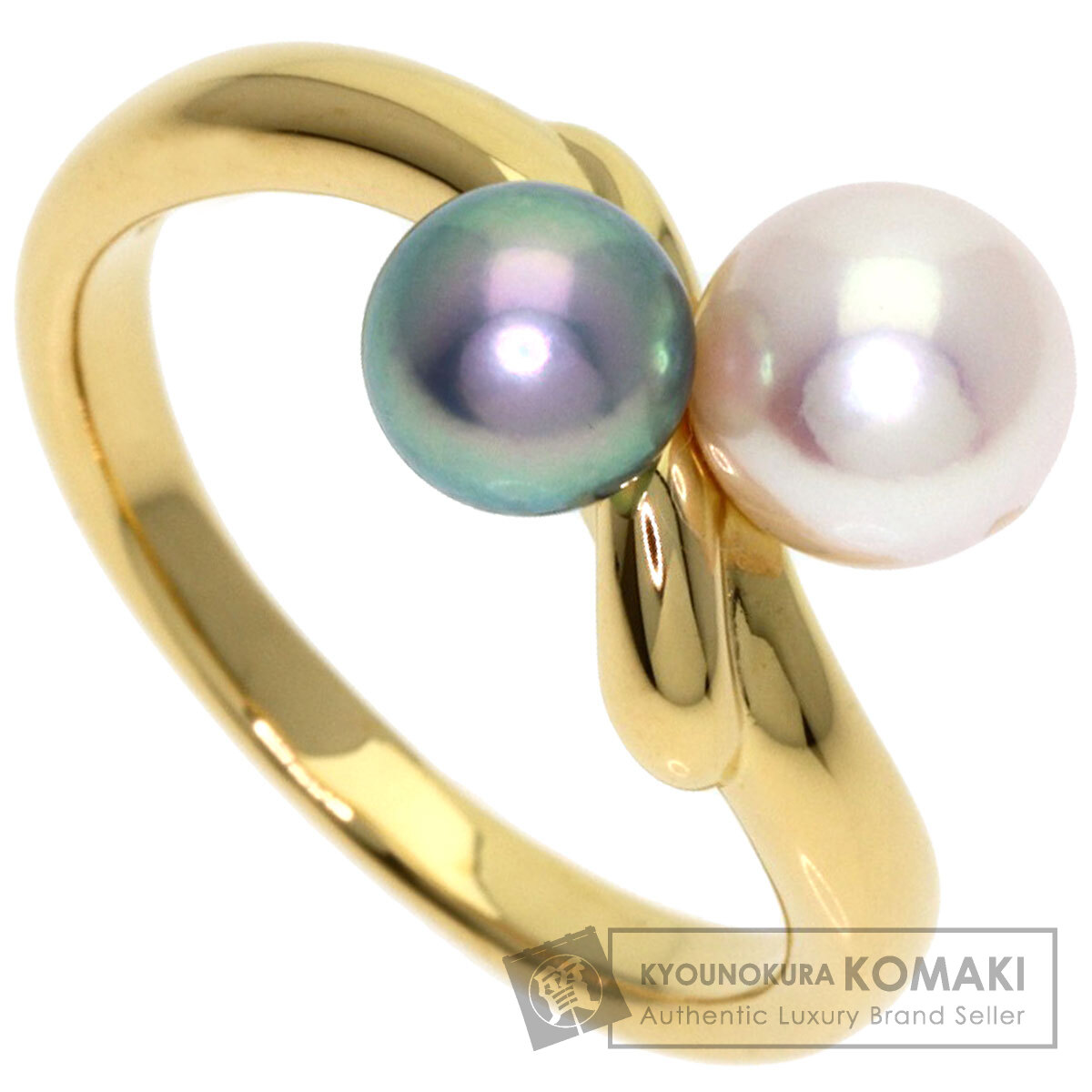 タサキ パール 真珠 リング・指輪 K18イエローゴールド レディース 【中古】【TASAKI】｜ブランド京の蔵小牧【最安挑戦！】