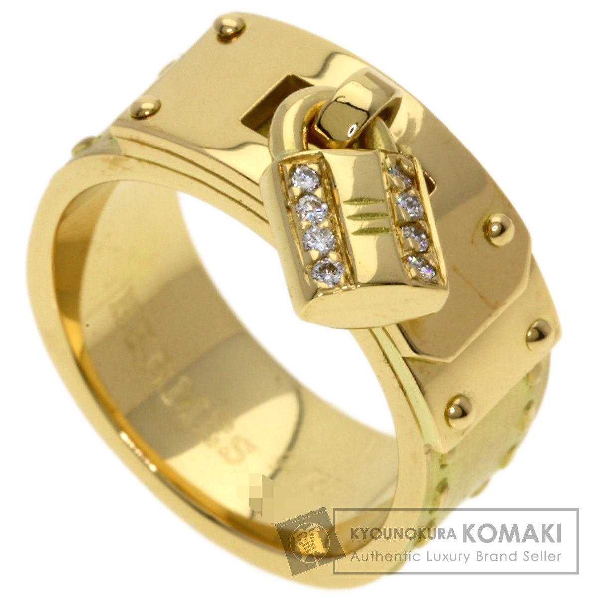 エルメス ケリー ダイヤモンド #54 リング・指輪 K18イエローゴールド レディース 【中古】【HERMES】｜ブランド京の蔵小牧【最安挑戦！】