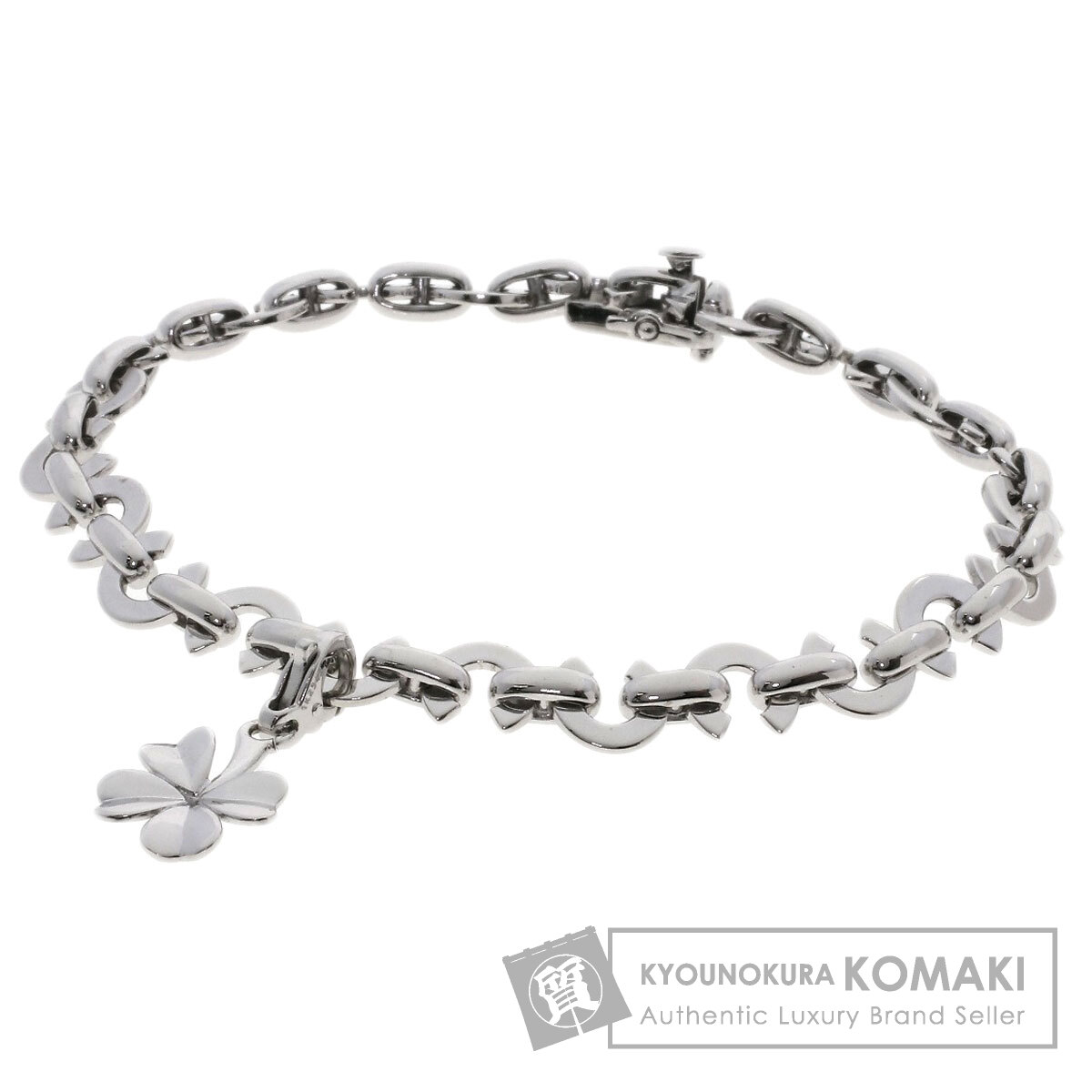 シャネル ココ Cロゴ クローバー チャーム ブレスレット K18ホワイトゴールド レディース 【中古】【CHANEL】｜ブランド京の蔵小牧【最安挑戦！】