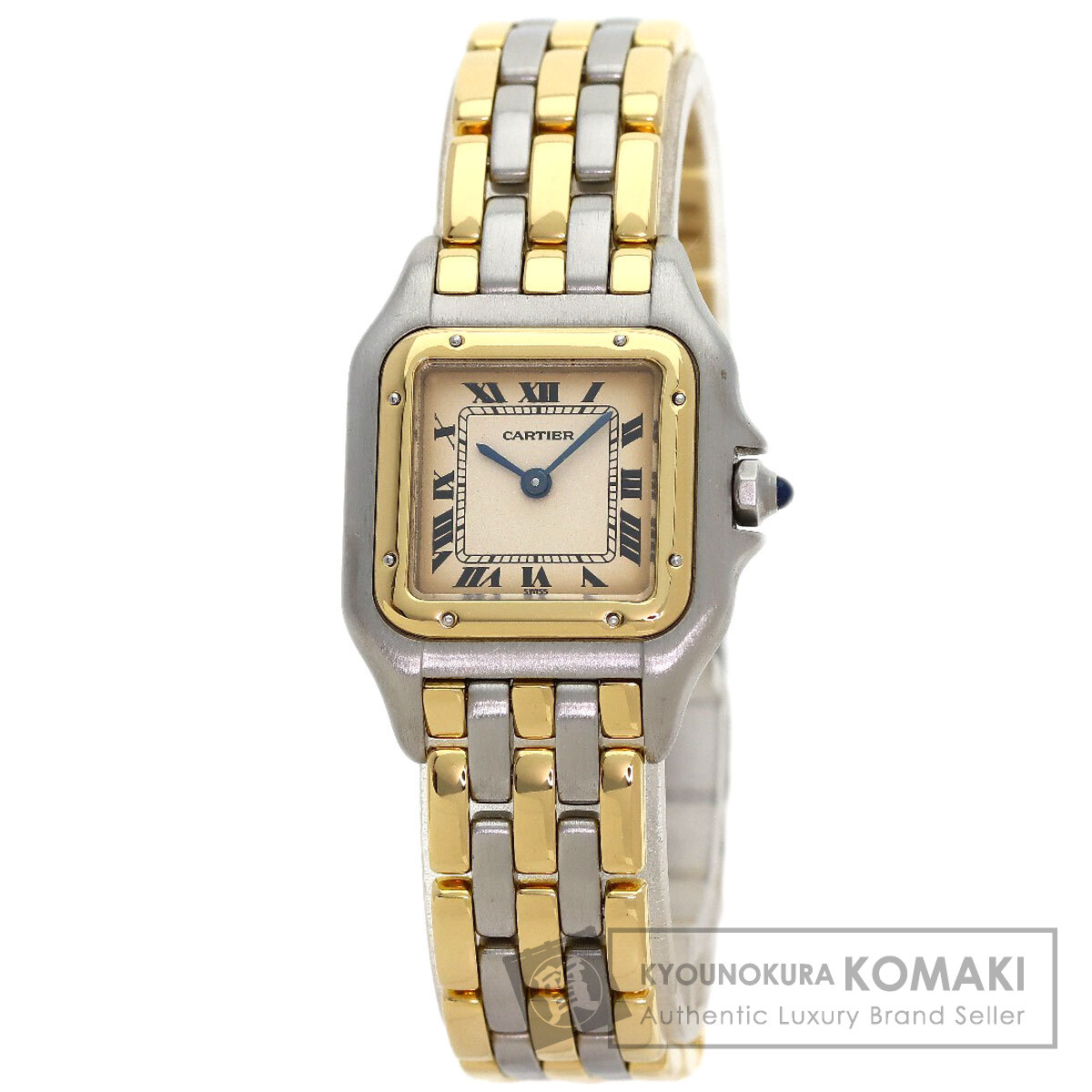 カルティエ W25029B8 パンテール SM 3ロウ 腕時計 ステンレススチール/SSxK18YG/K18YG レディース 【中古】【CARTIER】|ブランド京の蔵小牧【最安挑戦!】