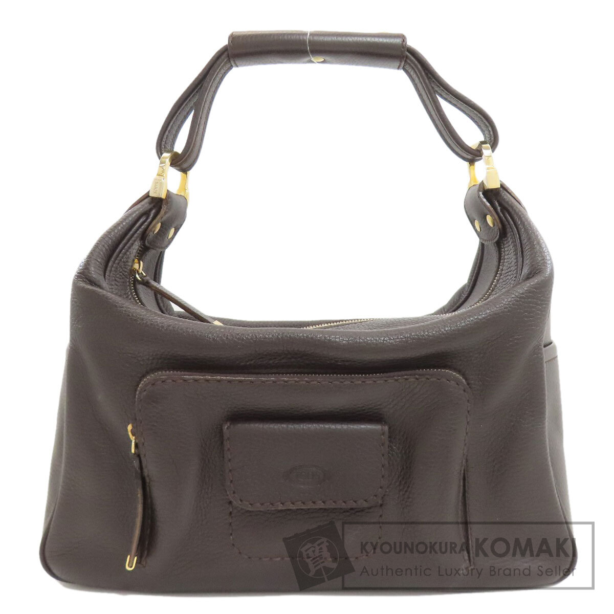 トッズ ロゴ ハンドバッグ レザー レディース 【中古】【TODS】|ブランド京の蔵小牧【最安挑戦!】
