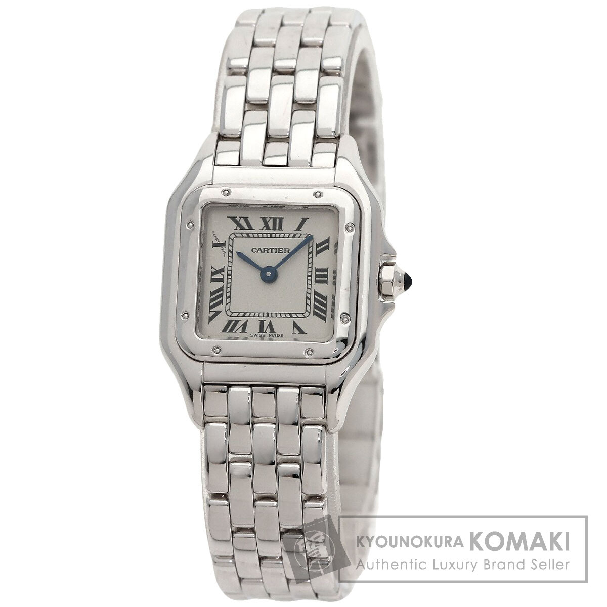 カルティエ W25016F3 パンテール SM 腕時計 K18ホワイトゴールド/K18WG レディース 【中古】【CARTIER】｜ブランド京の蔵小牧【最安挑戦！】
