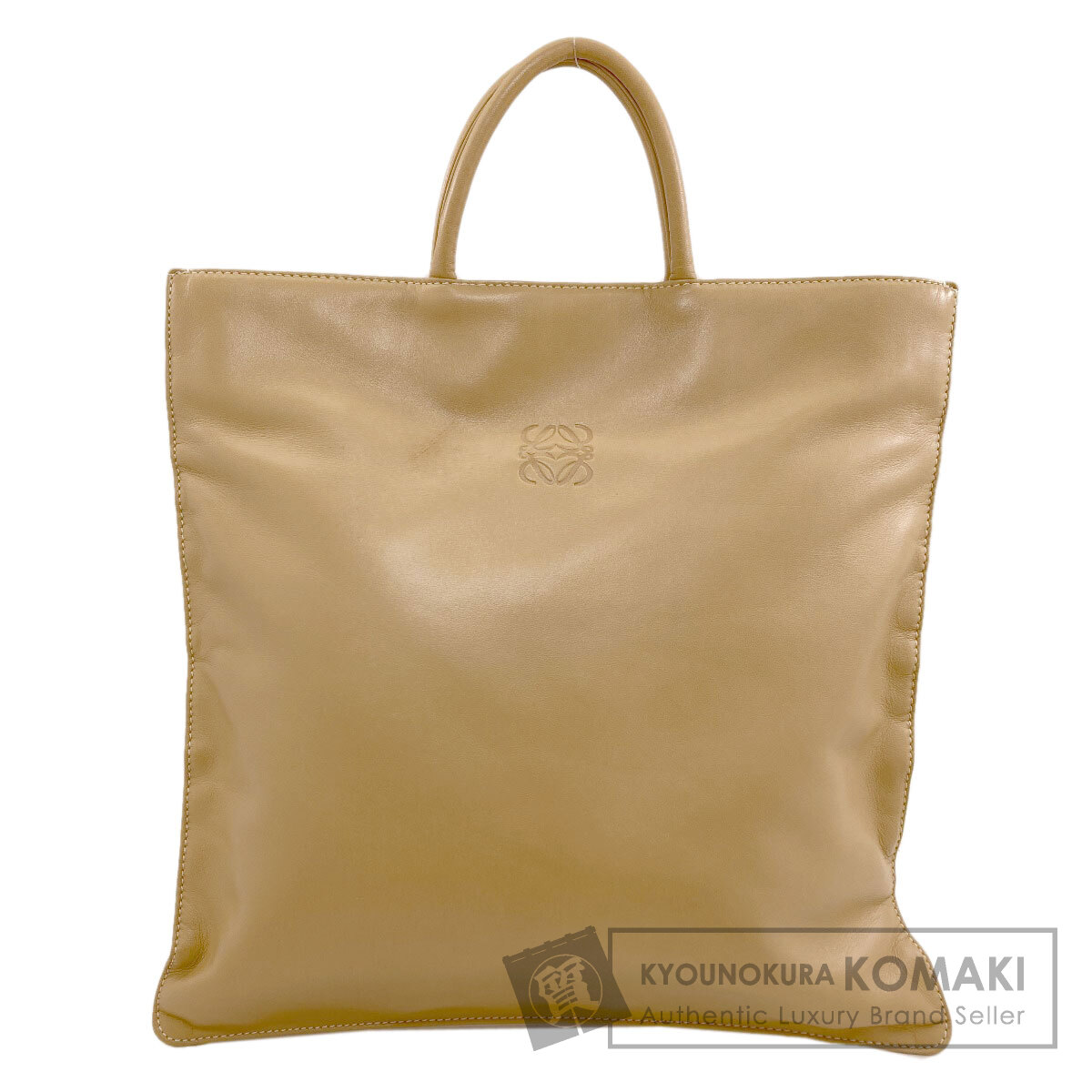 【サマーセール Specialcoupon対象商品 7/24～7/29 】ロエベ アナグラム ハンドバッグ ラムスキン レディース 【中古】【LOEWE】｜ブランド京の蔵小牧【最安挑戦！】