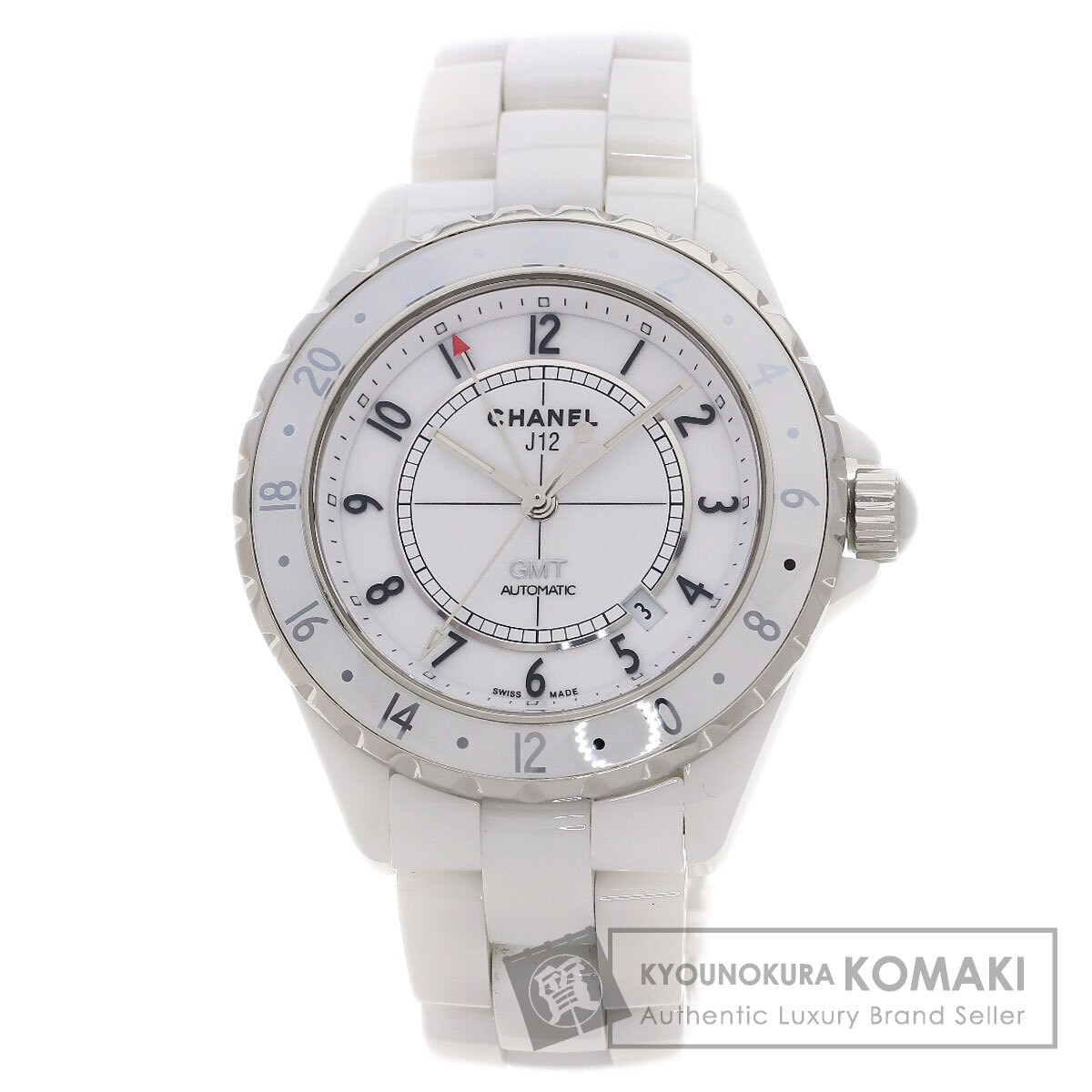 シャネル H2126 J12 42mm GMT 腕時計 セラミック/セラミック メンズ 【中古】【CHANEL】|ブランド京の蔵小牧【最安挑戦!】
