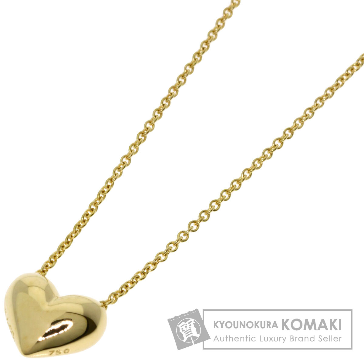 ティファニー ピンチドハート ネックレス K18イエローゴールド レディース 【中古】【TIFFANY&Co.】|ブランド京の蔵小牧【最安挑戦!】