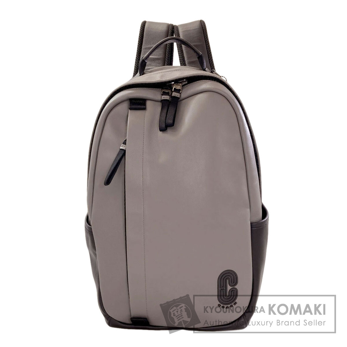コーチ職 91236 ロゴタイプ 背嚢・デイパック 子ウシ メンズ 【中古】【COACH】
