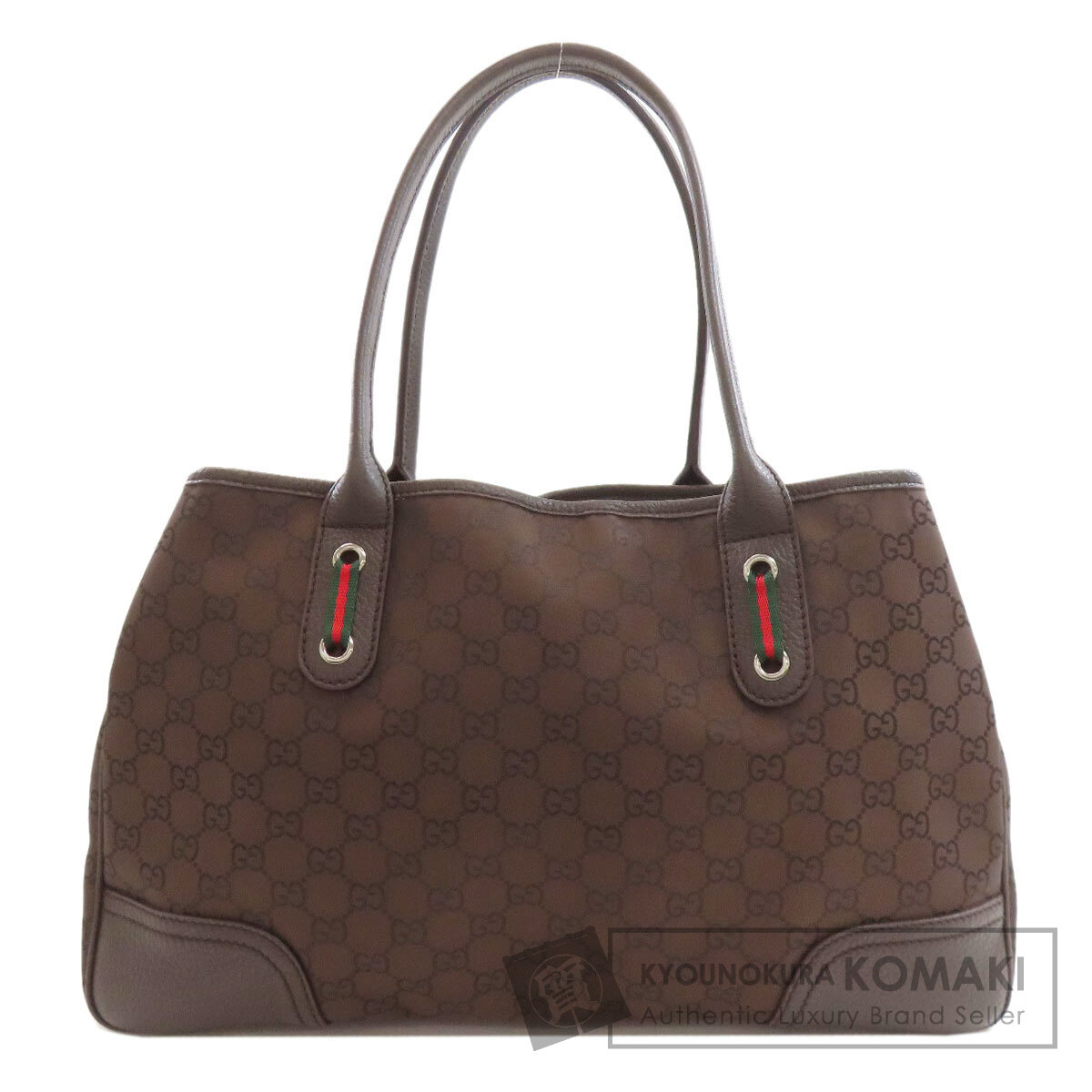 グッチ 293592 降車口 シェリー酒伝達ルート GG トートバッグ 帆布 レディース 【中古】【GUCCI】