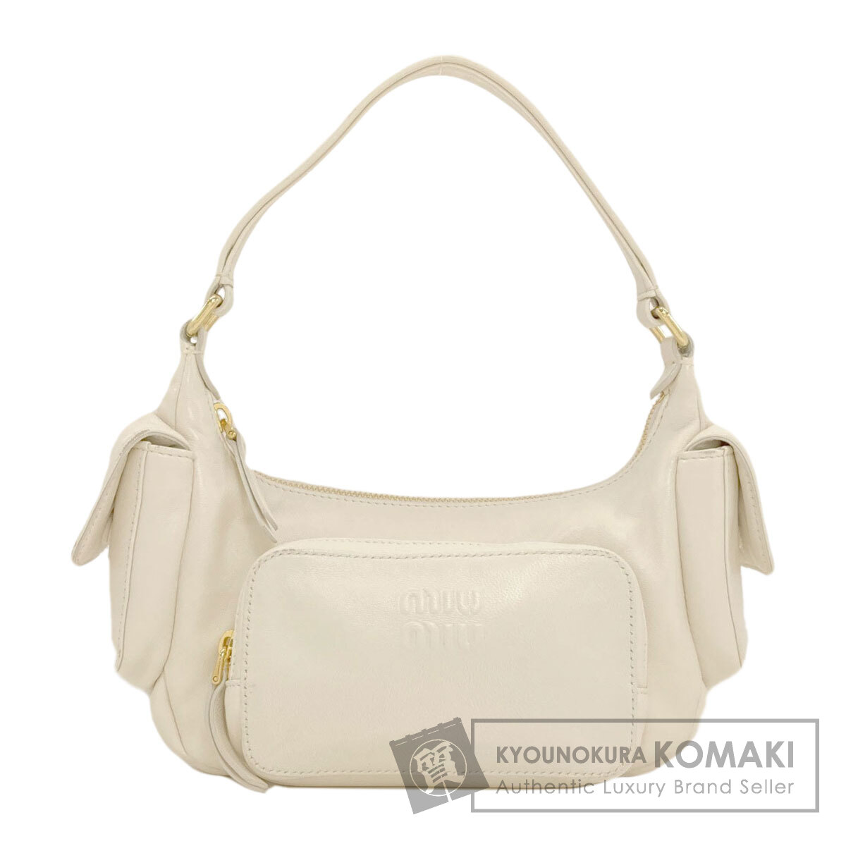 ミュウミュウ 一肩先 ハンドバック 子ウシ レディース 【中古】【MIUMIU】