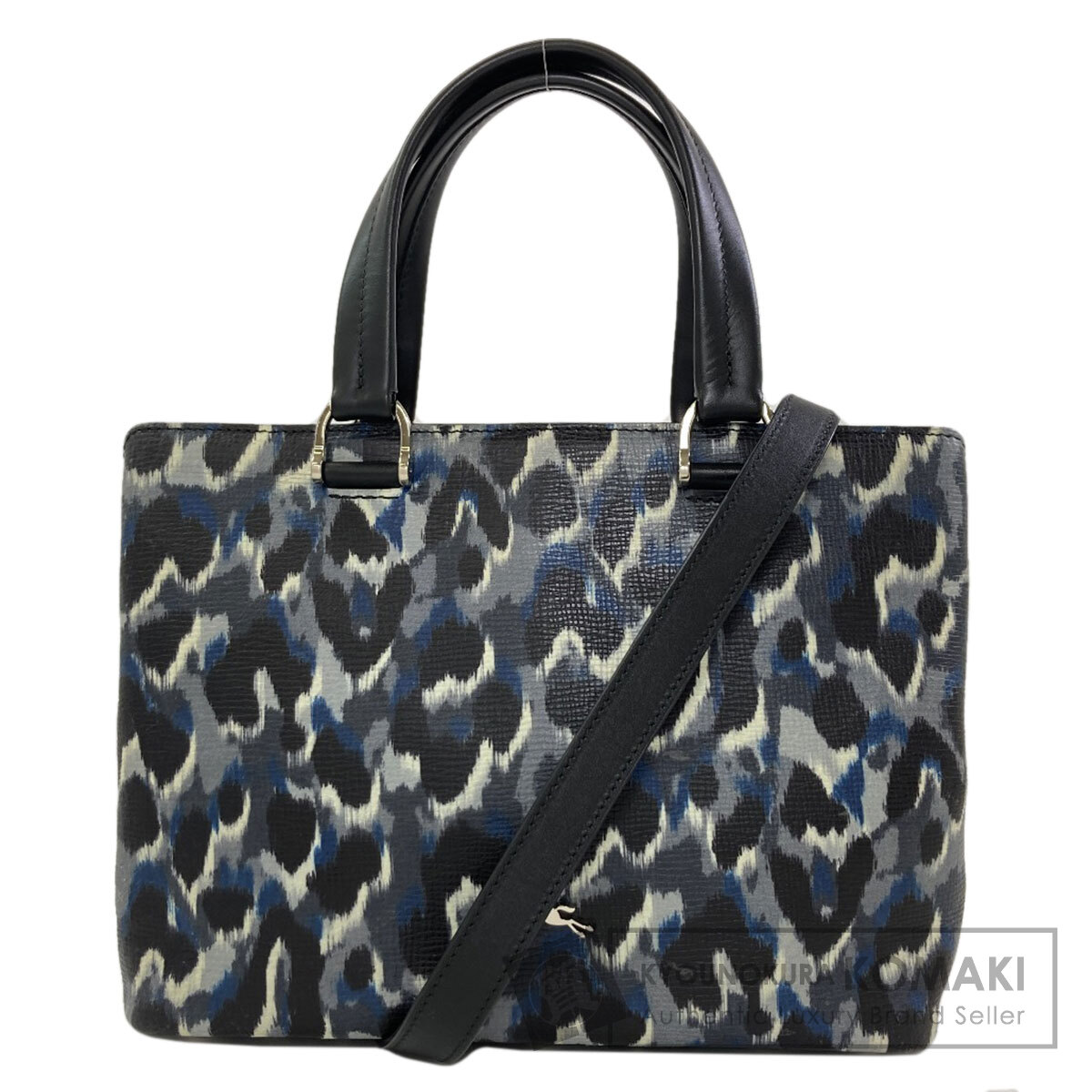ロンシャン レオパード柄 2WAY ハンドバック なめし革 レディース 【中古】【Longchamp】