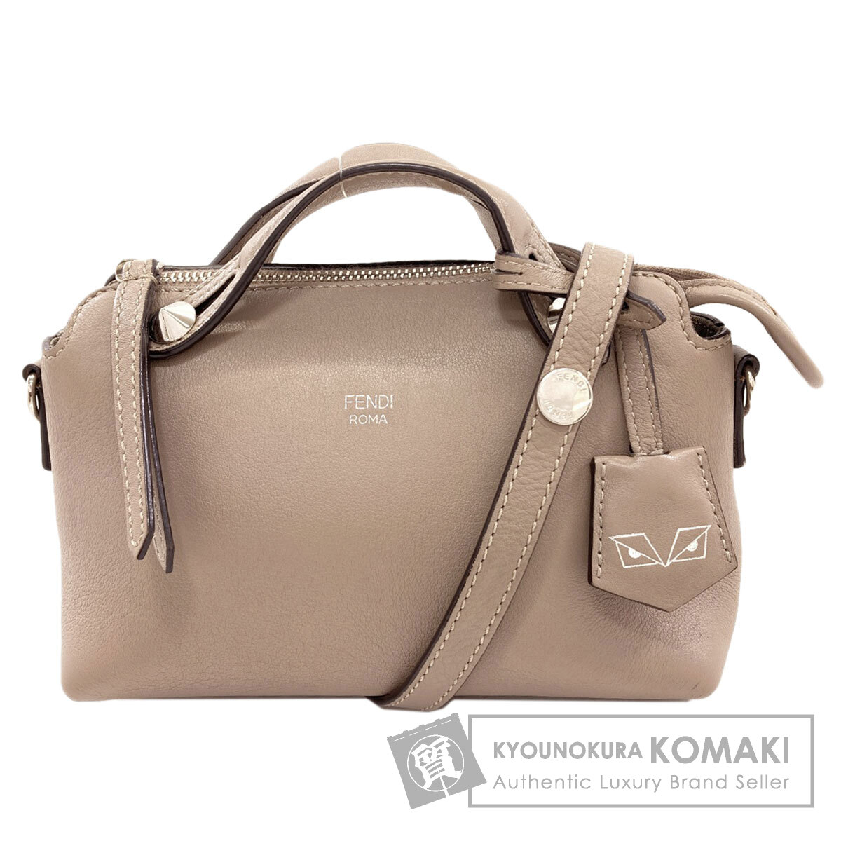 フェンディ バイザウェイミニ 異類異形 2WAY ハンドバック 子ウシ レディース 【中古】【FENDI】