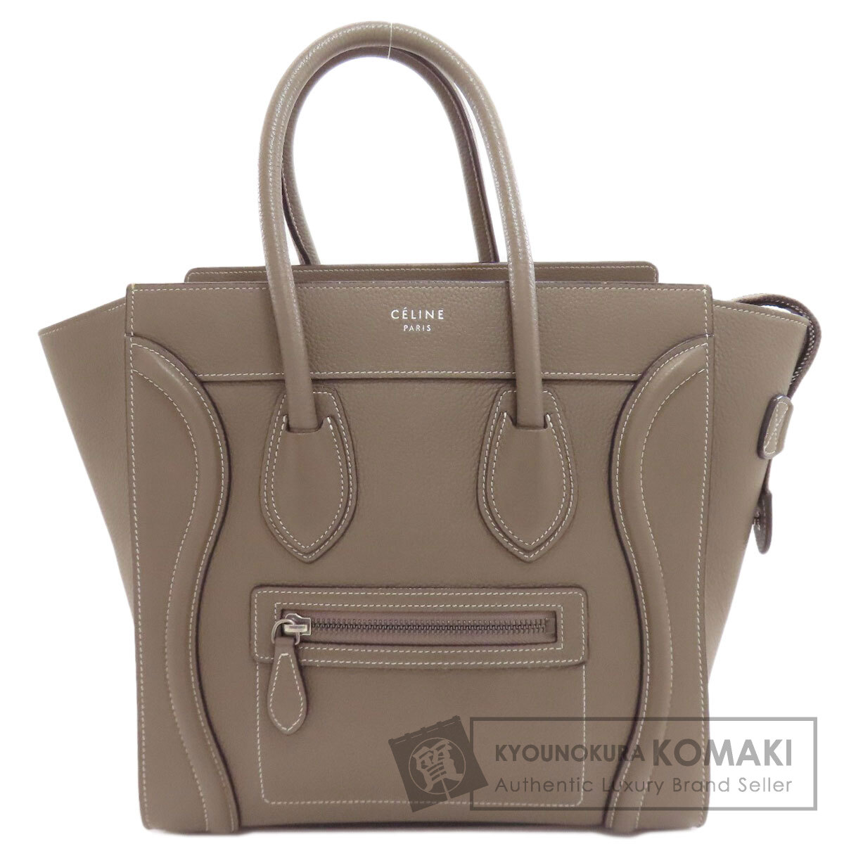 セリーヌ ラゲージマイクロ ハンドバック 子ウシ レディース 【中古】【CELINE】