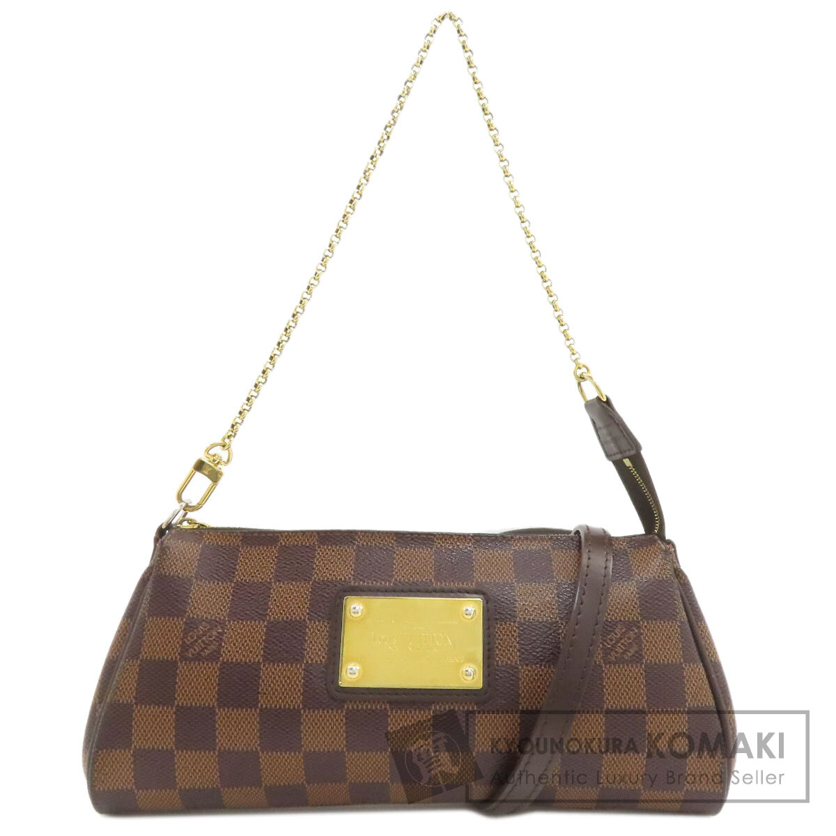 ルイヴィトン N55213 エヴァ ショルダーバッグ ダミエキャンバス レディース 【中古】【LOUIS VUITTON】