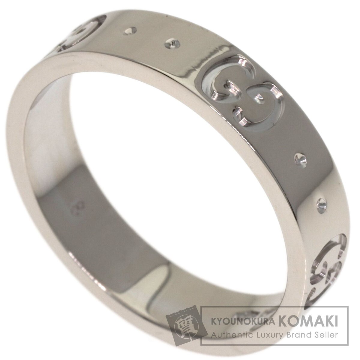 グッチ アイコン #8 リング・指輪 K18ホワイトゴールド レディース 【中古】【GUCCI】｜ブランド京の蔵小牧【最安挑戦！】