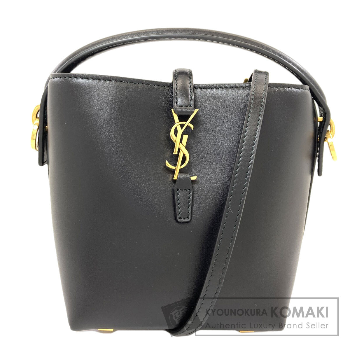 サンローラン LE 37 ミニ カサンドラ 2WAY ハンドバック 子ウシ レディース 【中古】【SAINT LAURENT】