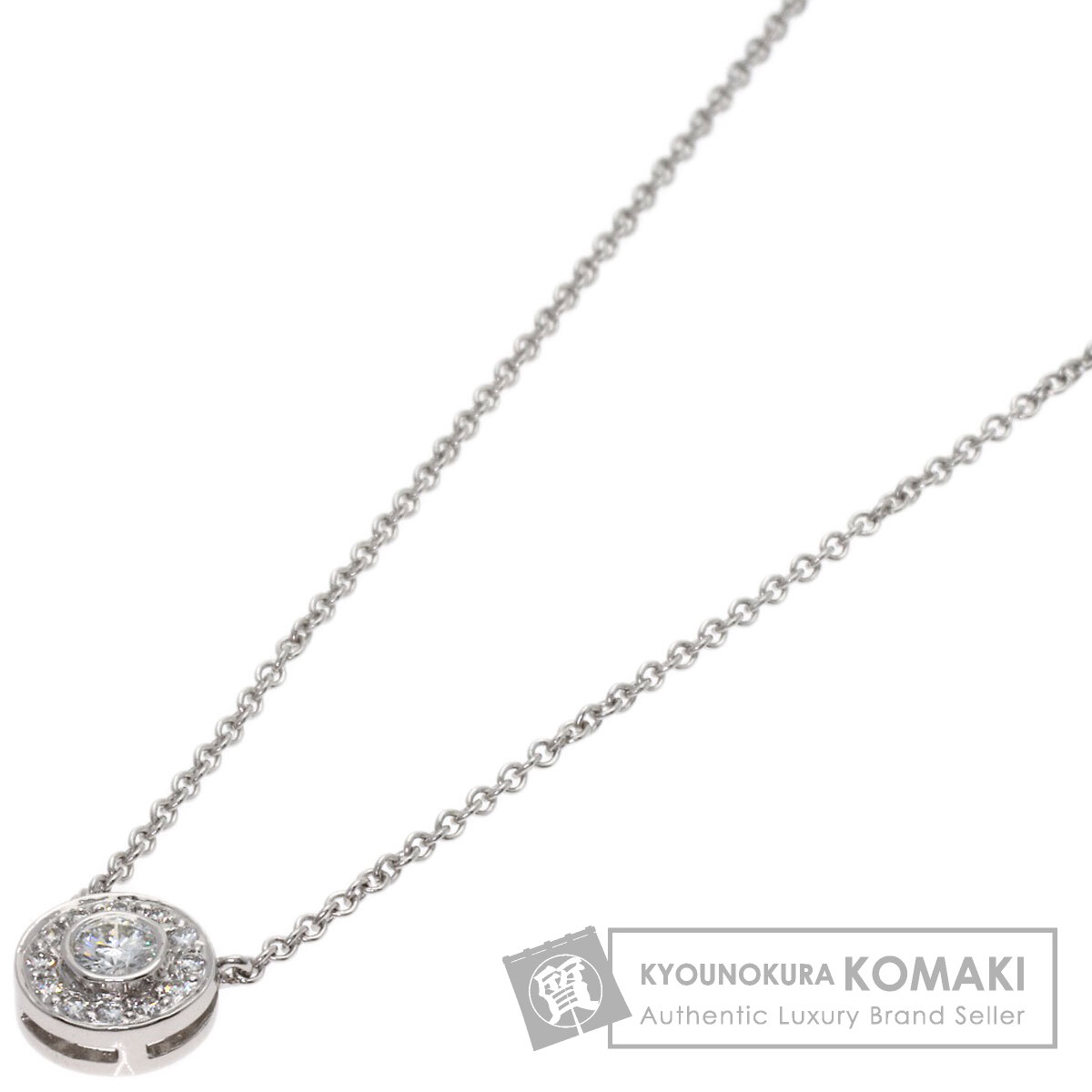 ティファニー サークレット ダイヤモンド ネックレス プラチナPT950 レディース 【中古】【TIFFANY&Co.】｜ブランド京の蔵小牧【最安挑戦！】