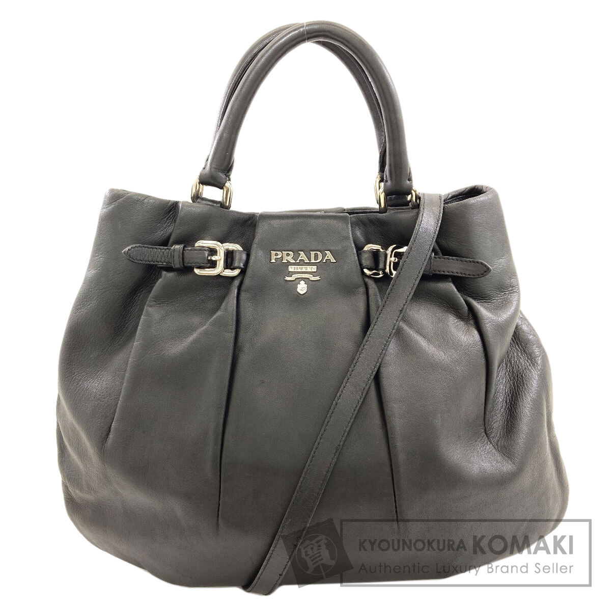 プラダ 2WAY ハンドバック なめし革 レディース 【中古】【PRADA】
