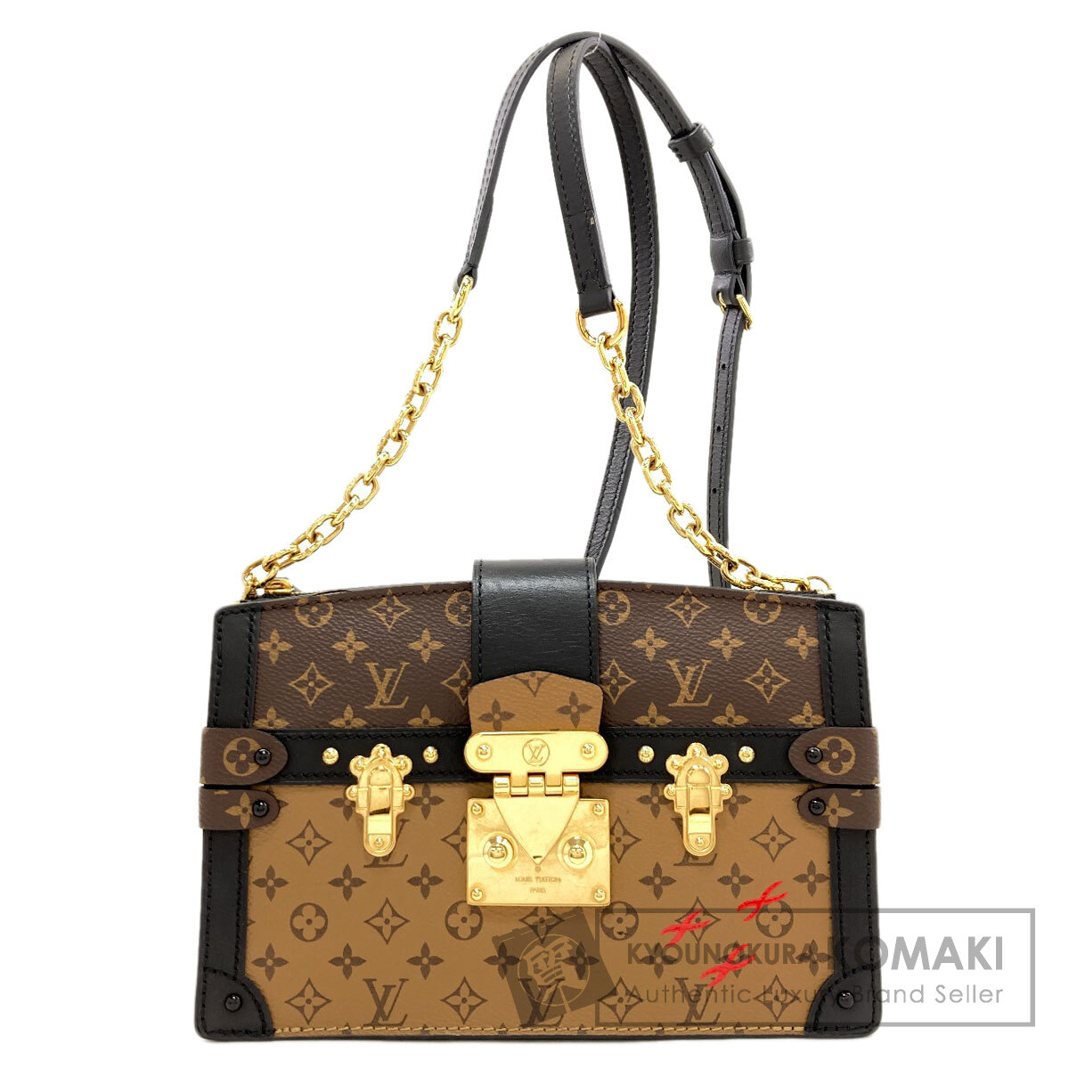 ルイヴィトン M43596 ブートクラッチペダル ショルダーバッグ モノグラムリバース レディース 【中古】【LOUIS VUITTON】