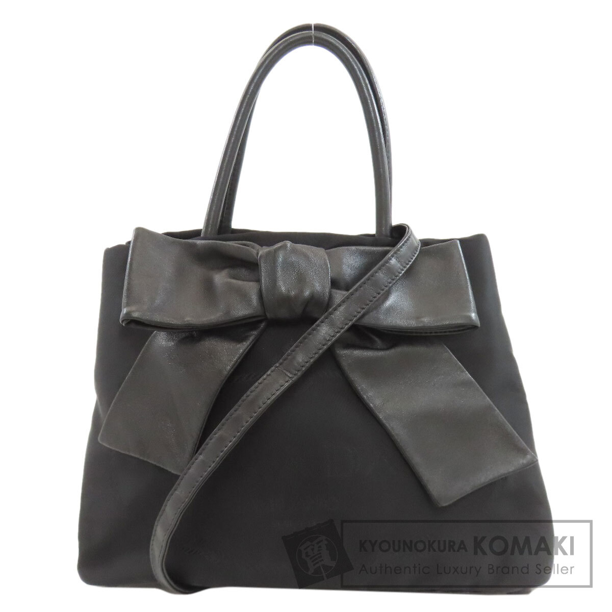 プラダ シュロの葉 2WAY ハンドバック ナイロン原料品 レディース 【中古】【PRADA】