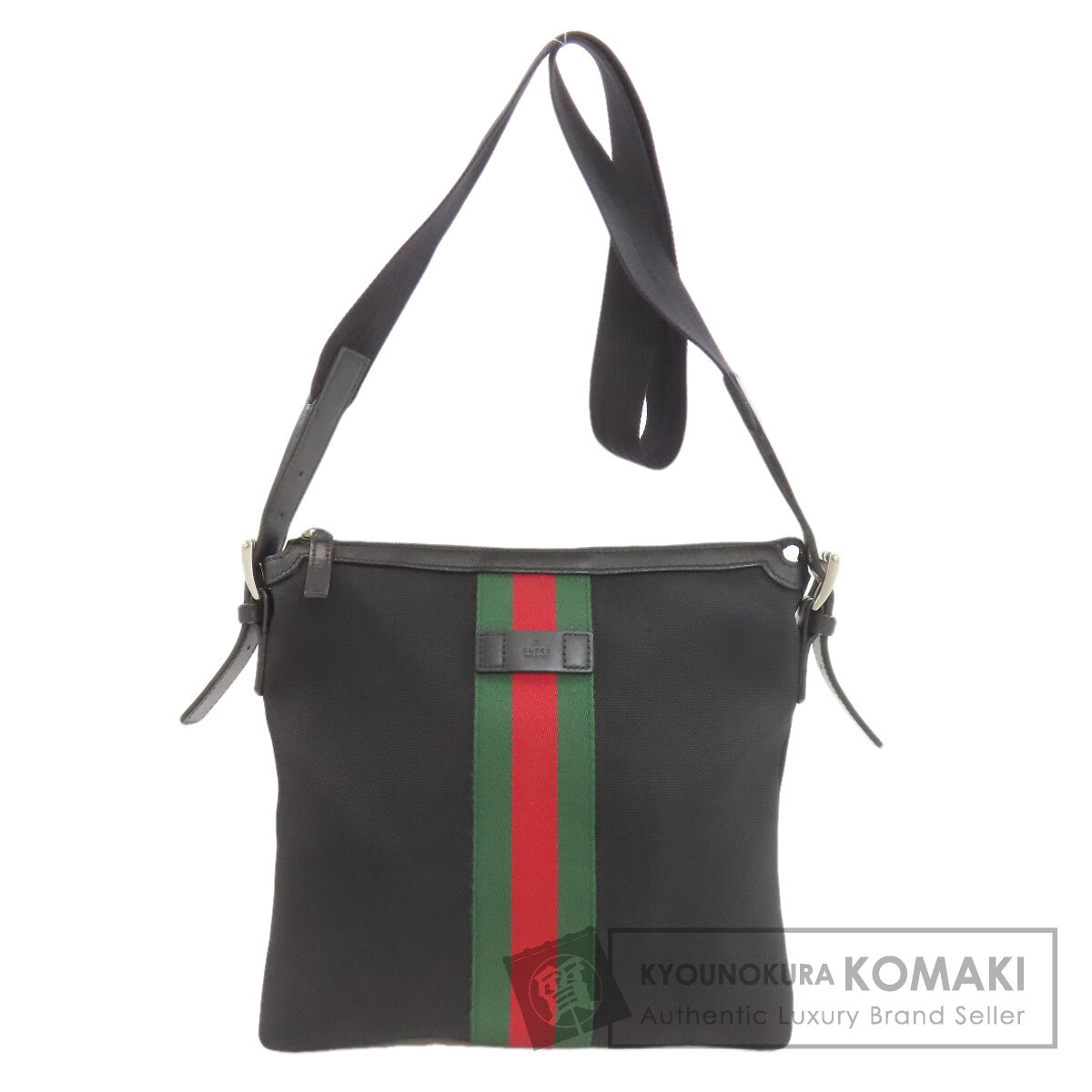 グッチ 387111 シェリー酒伝達ルート ショルダーバッグ 帆布 レディース 【中古】【GUCCI】