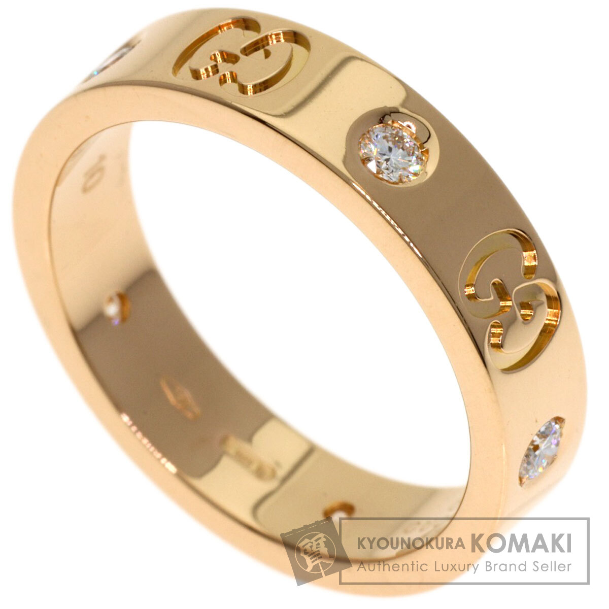 グッチ アイコン ダイヤモンド #10 リング・指輪 K18ピンクゴールド レディース 【中古】【GUCCI】｜ブランド京の蔵小牧【最安挑戦！】