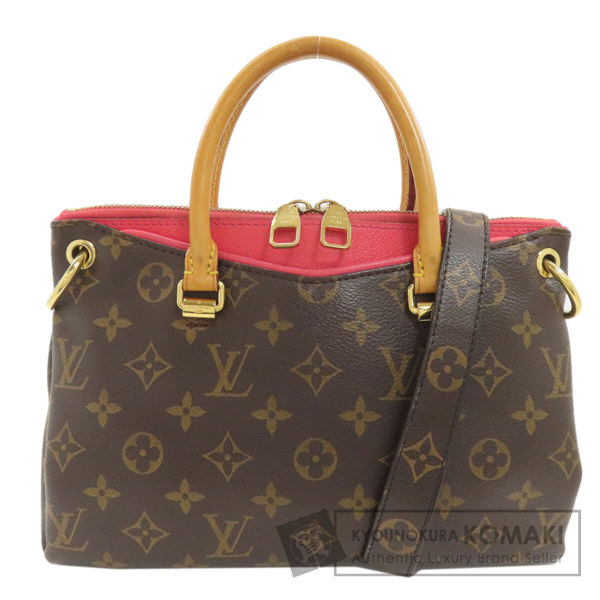 ルイヴィトン M41734 パラスBB ハンドバック モノグラム帆布 レディース 【中古】【LOUIS VUITTON】