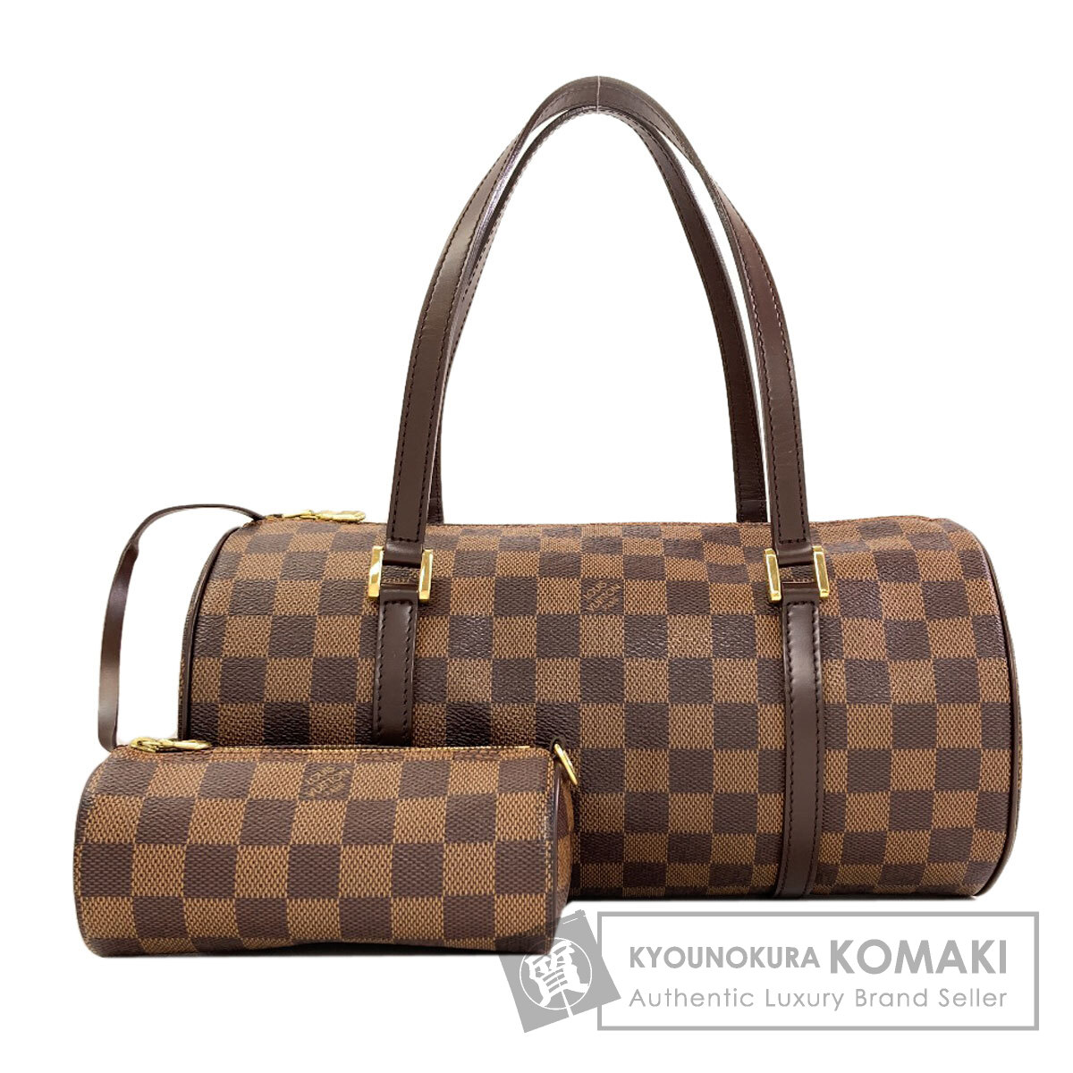 ルイヴィトン N51303 パピヨン30 ハンドバック ダミエキャンバス レディース 【中古】【LOUIS VUITTON】
