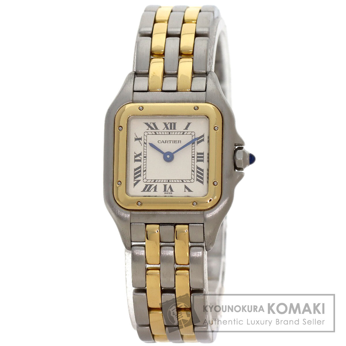 カルティエ 84083242 パンテール SM 2ロウ 腕時計 ステンレススチール/SSxK18YG レディース 【中古】【CARTIER】|ブランド京の蔵小牧【最安挑戦!】