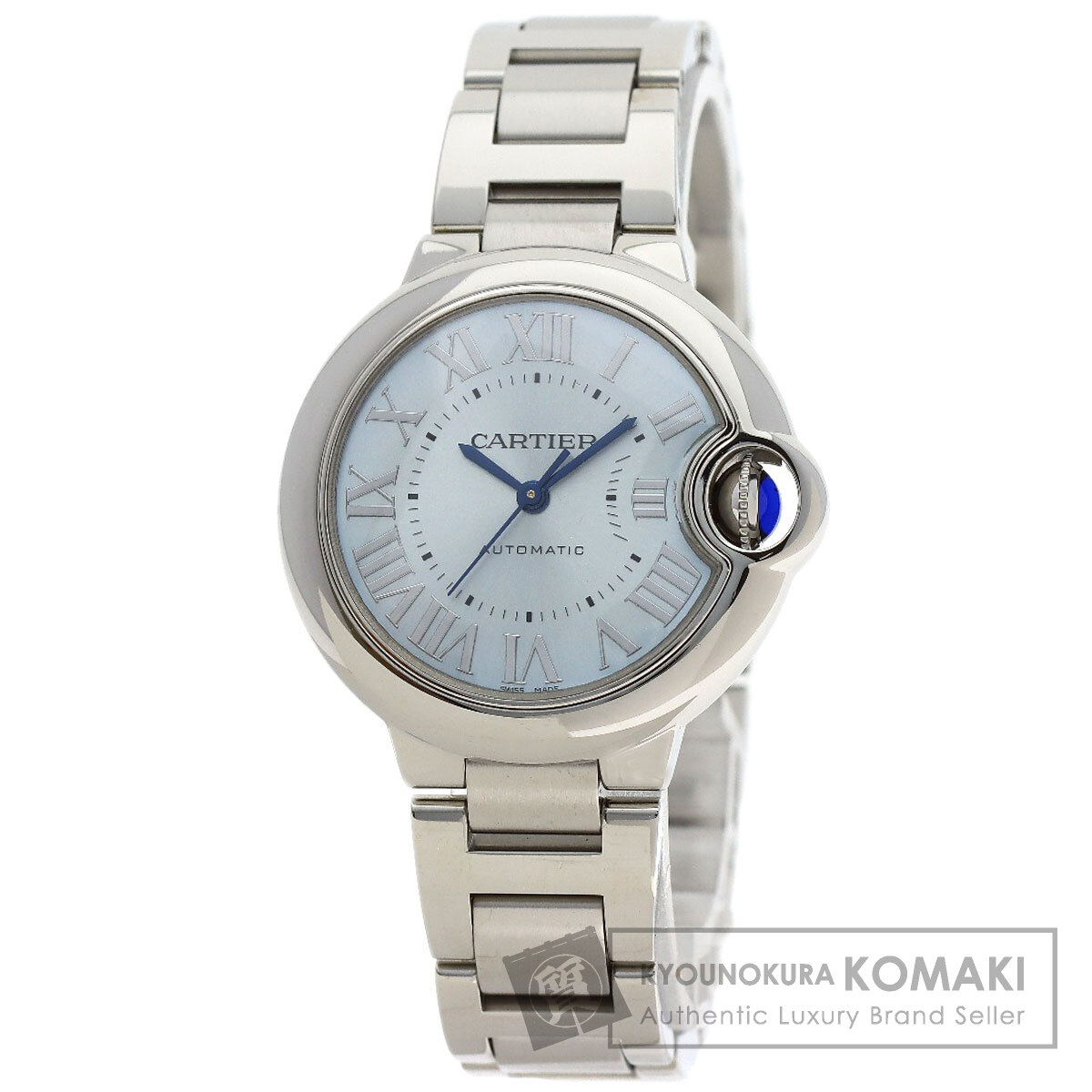 カルティエ WSBB0062 バロンブルー 33mm 腕時計 ステンレススチール/SS レディース 【中古】【CARTIER】|ブランド京の蔵小牧【最安挑戦!】