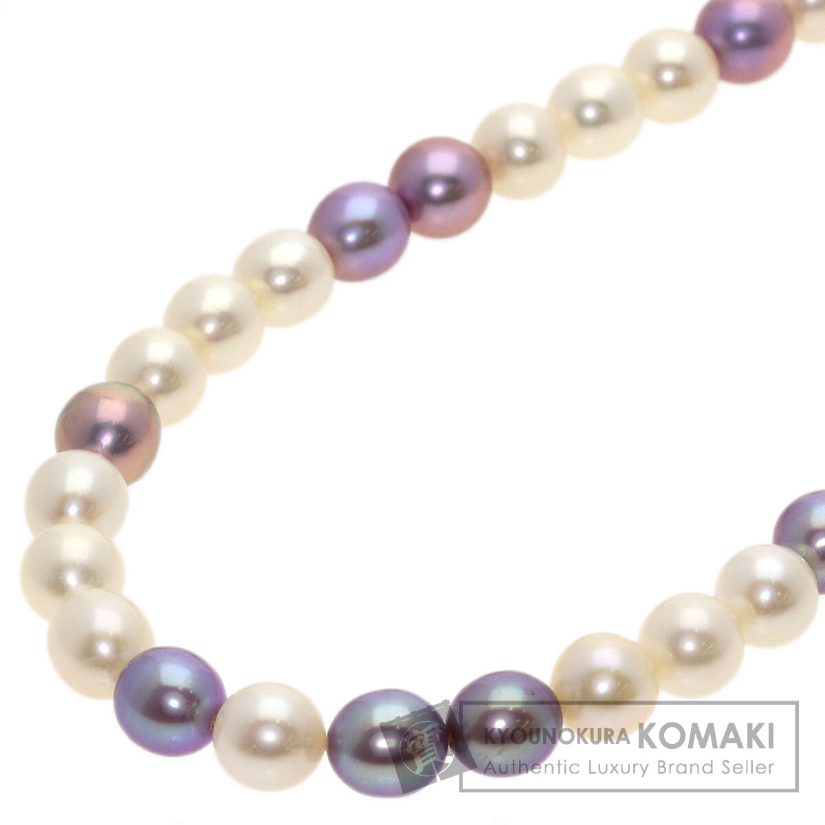 タサキ パール 真珠 ダイヤモンド ネックレス K18ホワイトゴールド レディース 【中古】【TASAKI】|ブランド京の蔵小牧【最安挑戦!】