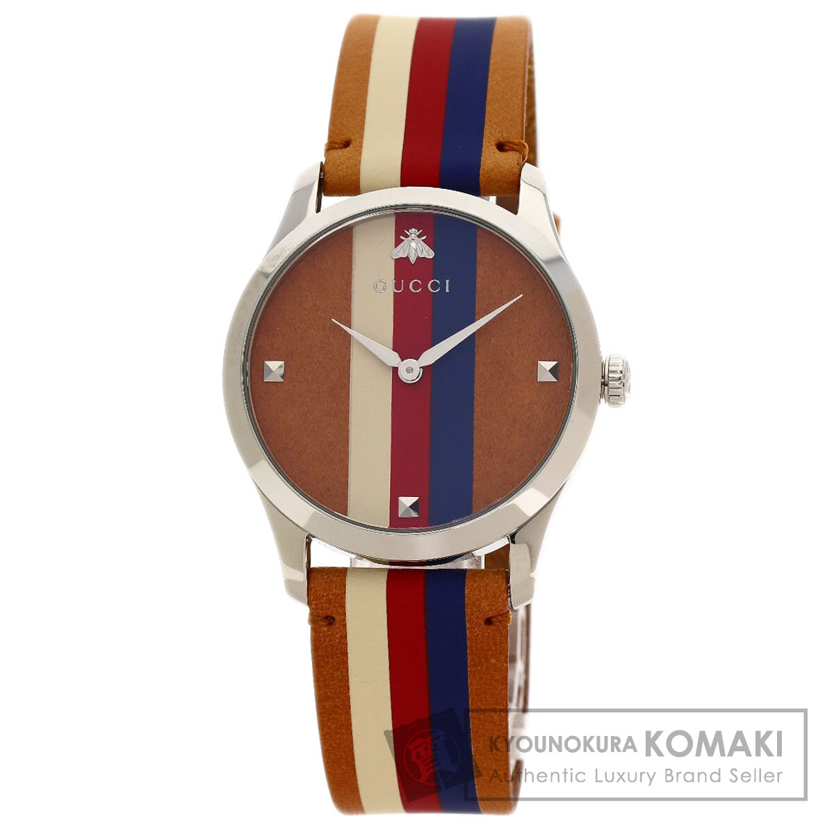 グッチ 126.4 Gタイムレス 腕時計 ステンレススチール/革 ボーイズ 【中古】【GUCCI】｜ブランド京の蔵小牧【最安挑戦！】