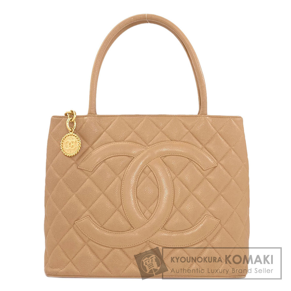 シャネル 復刻トート ゴールド金具 トートバッグ グレインド カーフスキン レディース 【中古】【CHANEL】｜ブランド京の蔵小牧【最安挑戦！】