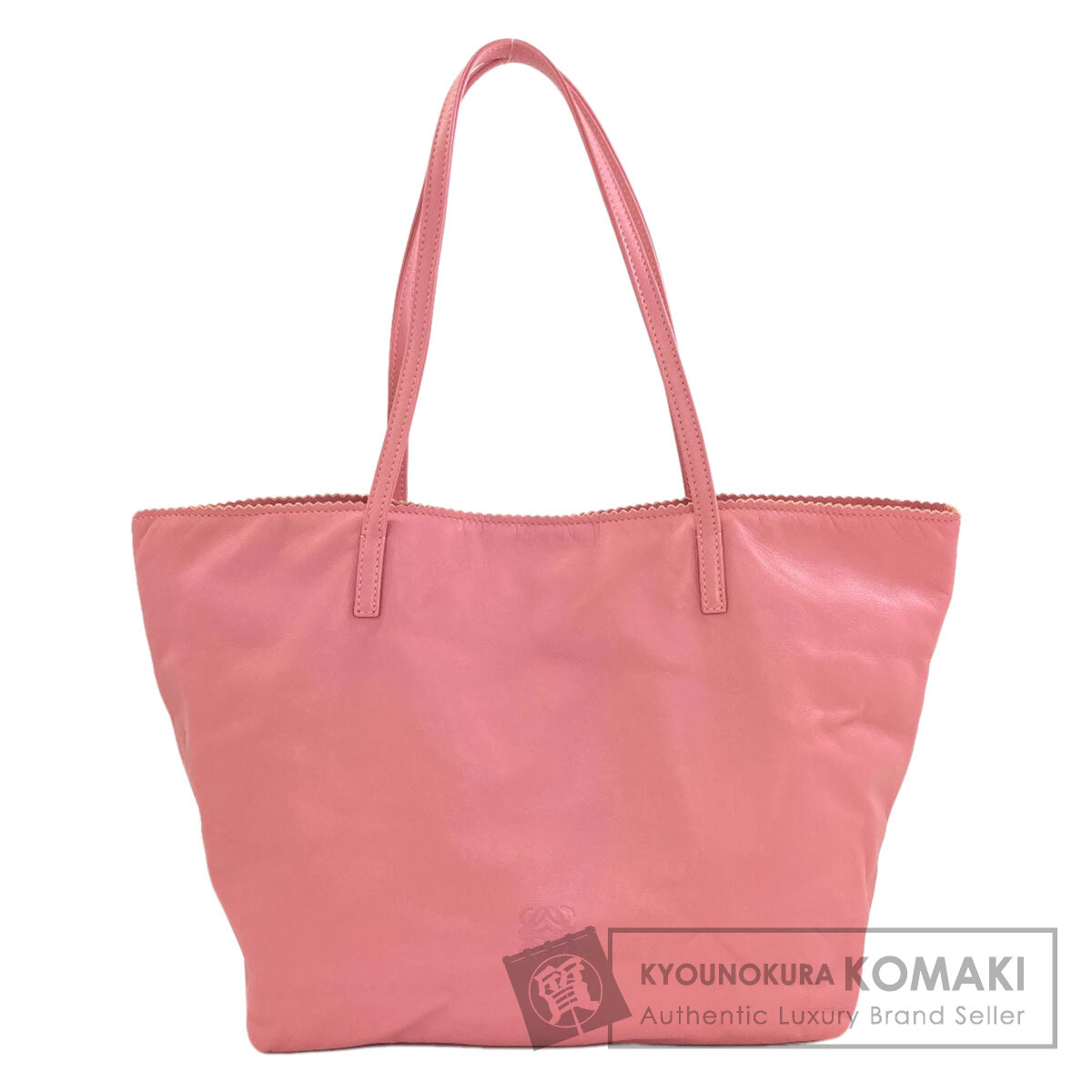 ロエベ ロゴ トートバッグ ナッパレザー レディース 【中古】【LOEWE】|ブランド京の蔵小牧【最安挑戦!】