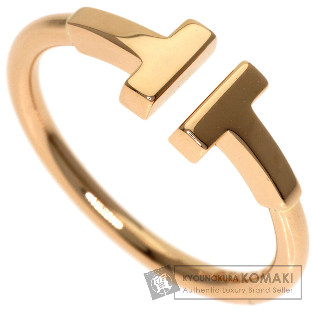 ティファニー Tワイヤー リング・指輪 K18ピンクゴールド レディース 【中古】【TIFFANY&Co.】｜ブランド京の蔵小牧【最安挑戦！】