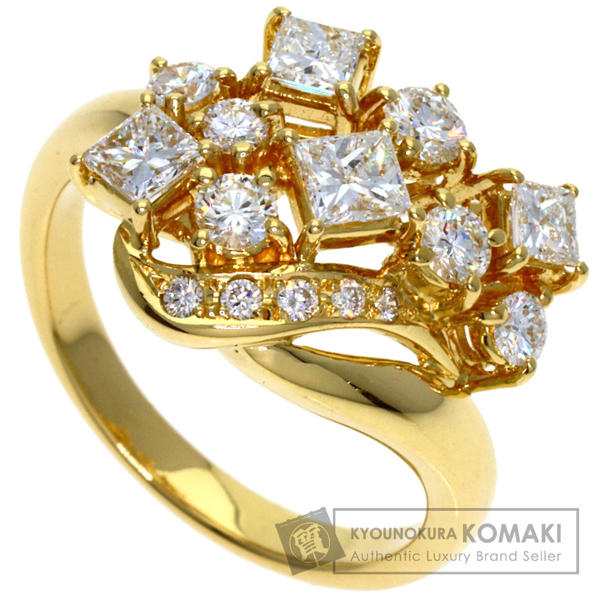 タサキ ダイヤモンド リング・指輪 K18イエローゴールド レディース 【中古】【TASAKI】｜ブランド京の蔵小牧【最安挑戦！】