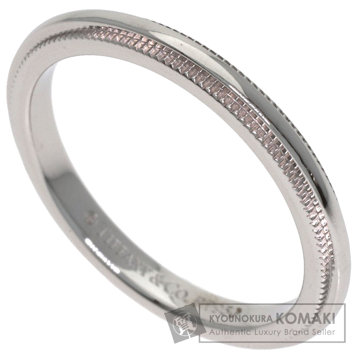 ティファニー ミルグレイン リング・指輪 プラチナPT950 レディース 【中古】【TIFFANY&Co.】|ブランド京の蔵小牧【最安挑戦!】