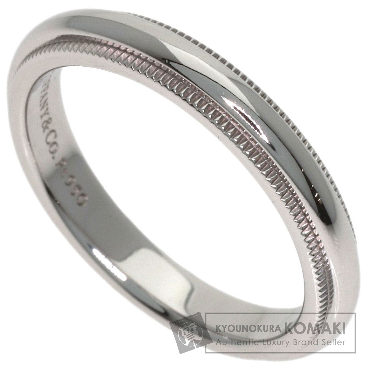 ティファニー ミルグレイン リング・指輪 プラチナPT950 レディース 【中古】【TIFFANY&Co.】｜ブランド京の蔵小牧【最安挑戦！】