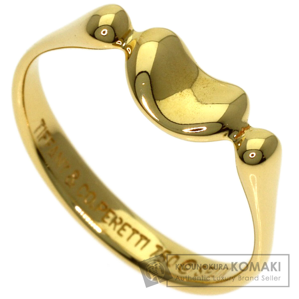 ティファニー ビーン リング・指輪 K18イエローゴールド レディース 【中古】【TIFFANY&Co.】|ブランド京の蔵小牧【最安挑戦!】