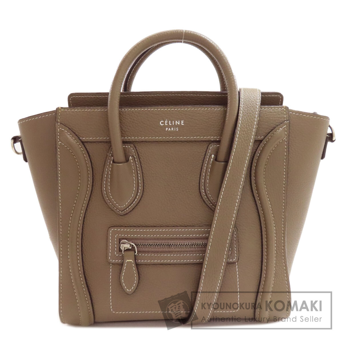 セリーヌ ラゲージナノ 2WAY ハンドバッグ カーフ レディース 【中古】【CELINE】｜ブランド京の蔵小牧【最安挑戦！】