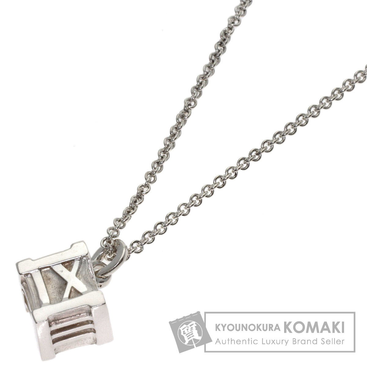 ティファニー アトラスキューブ ネックレス シルバー レディース 【中古】【TIFFANY&Co.】｜ブランド京の蔵小牧【最安挑戦！】