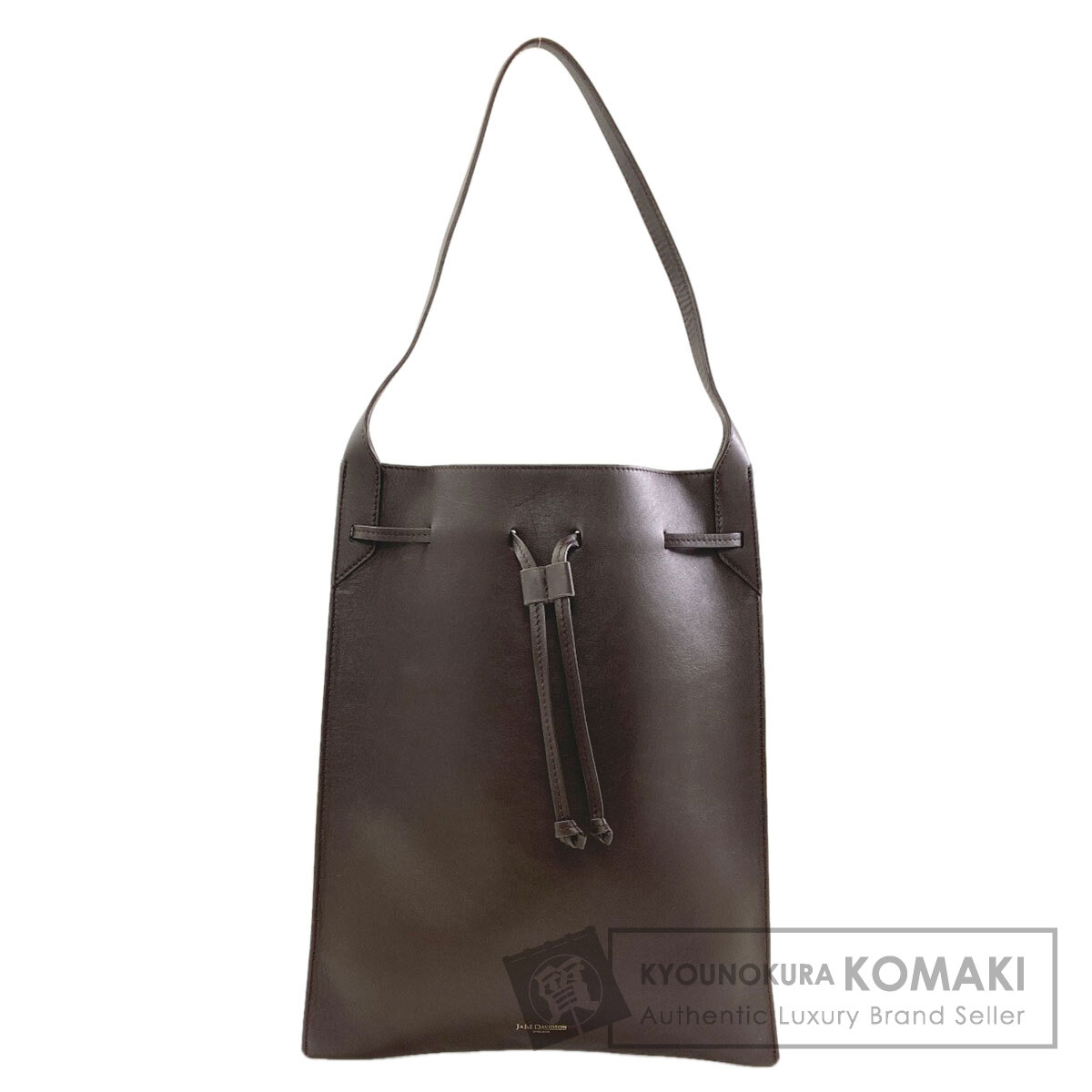 ジェイアンドエムデヴィッドソン ロゴ トートバッグ レザー レディース 【中古】【J&M Davidson】|ブランド京の蔵小牧【最安挑戦!】