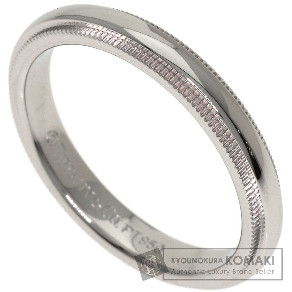 ティファニー ミルグレイン リング・指輪 プラチナPT950 レディース 【中古】【TIFFANY&Co.】｜ブランド京の蔵小牧【最安挑戦！】